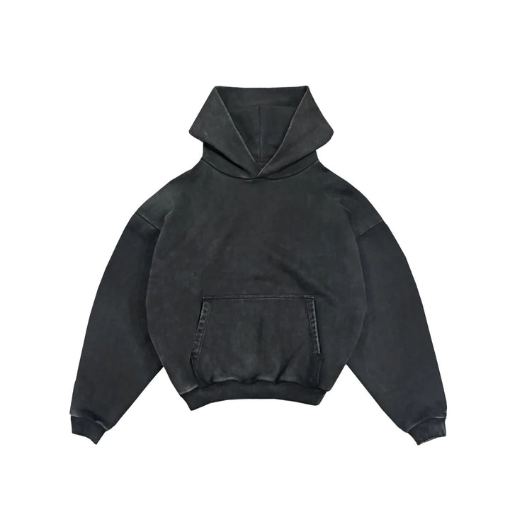 Vintage Black Hoodie | Premium Italian Quality